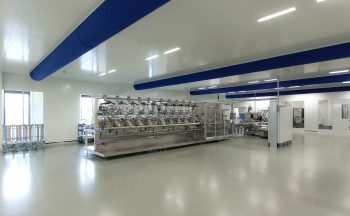 gmp cleanroom omgeving met watermist brandblussysteem