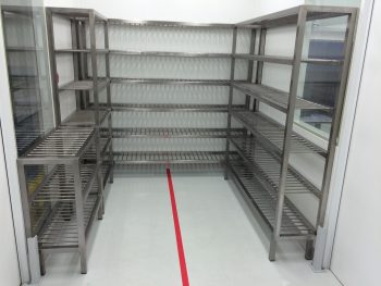 cleanroom iso flush opbergrek HIGHCARE Cleanrooms, storage rack