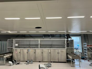 plafond in softwall cleanroom